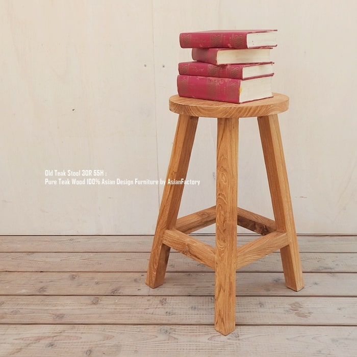 楽天市場】古木 オールドチーク材 臼スツール 送料無料