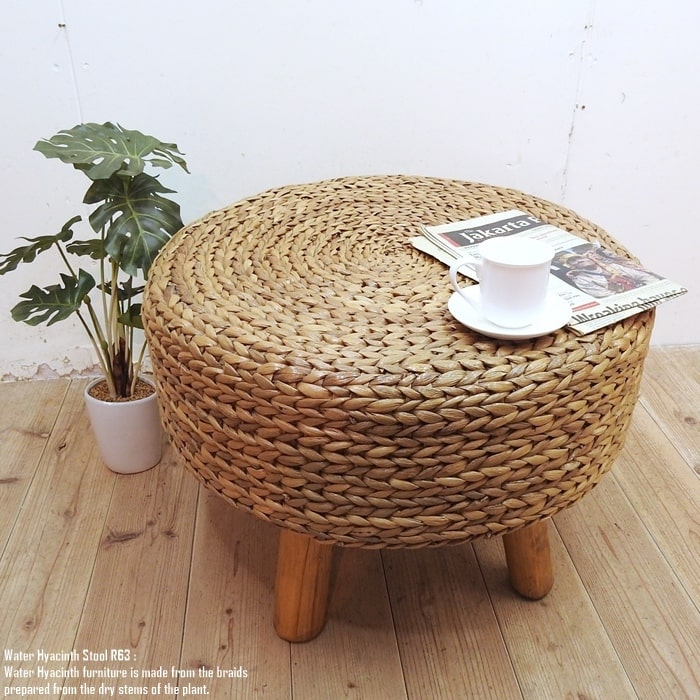 【良品】 ウォーターヒヤシンス キューブスツール アジアン家具 モダンアジアン 楽天市場】ウォーターヒヤシンス キューブスツール 40DB