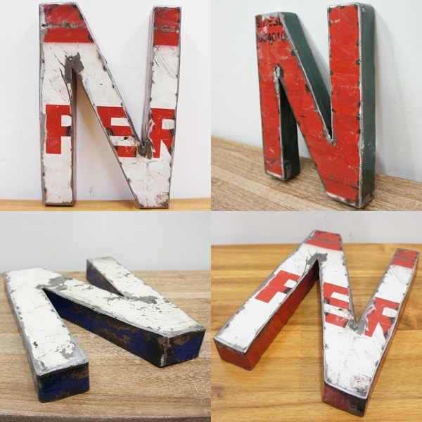 楽天市場】スチール製 アルファベット オブジェ『B』高さ30cm