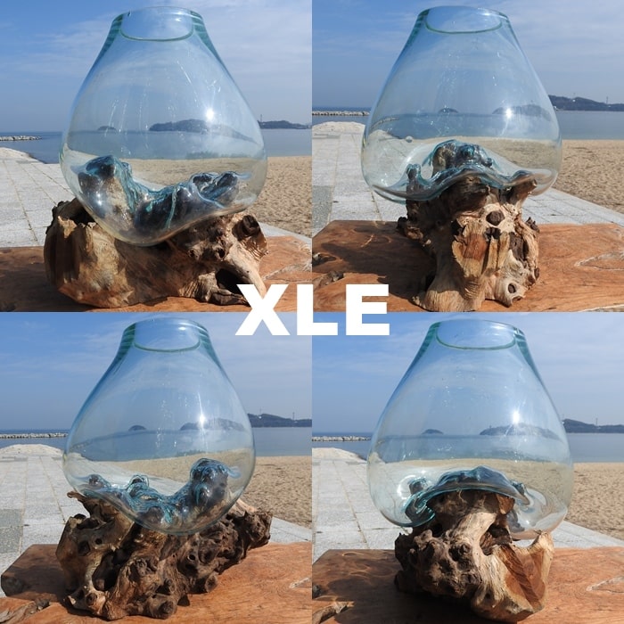 楽天市場 選べる 流木ガラス オブジェ 超特大 めっちゃ大きい Xlサイズ 花瓶 アクアリウム テラリウム ビバリウム 苔リウム パルダリウム フラワーポット 金魚鉢 メダカ水槽 バリ島 ポプリ入れ 容器 器 買い回り スーパーセール バリ家具の専門店q Style