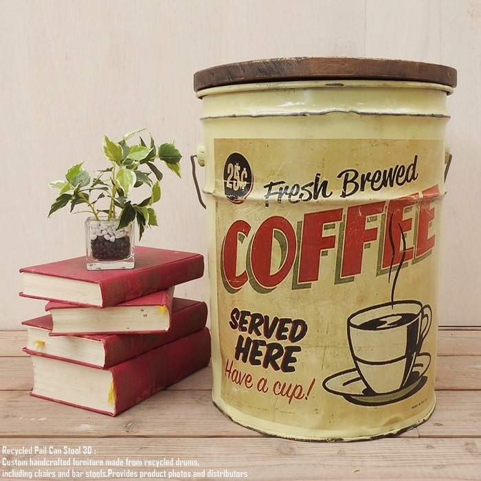 楽天市場】[ポイント2倍]ペール缶スツール VW01 [フォルクスワーゲン01