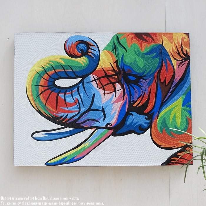 楽天市場】絵画 ゾウさん アート タイ ぞう 壁飾り 絵 夕日 癒やし