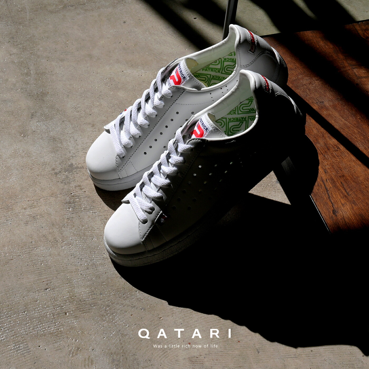 週末限定価格　新品　未使用　パトリック　スニーカー　ケベック　42サイズ　本革 PATRICK パトリック QUEBEC（ケベック）FRN 112800 2024Q2 7月