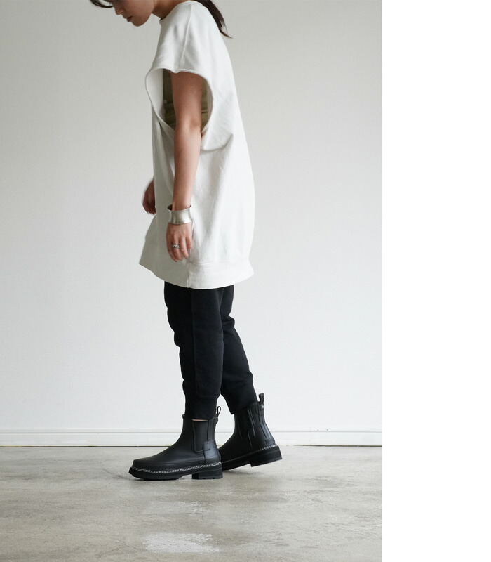 ハンター レインブーツ レディース Chelsea Stitch W Blk リファインド ディテール スティッチ Refined チェルシー Wfs2100rma Boots Detail ブーツhunter