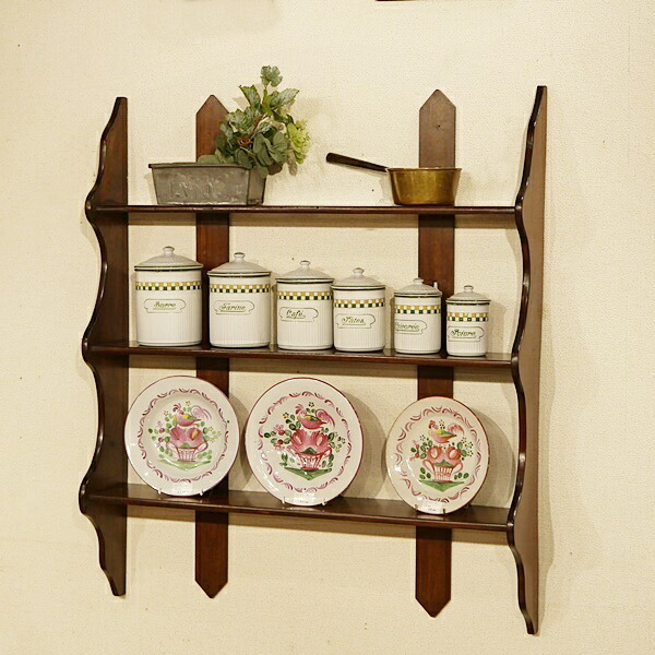 英国イギリスアンティーク家具 1900年代 ヴィクトリアン ウォールラック 壁掛け収納棚 陳列棚 9768 Kanal9tv Com