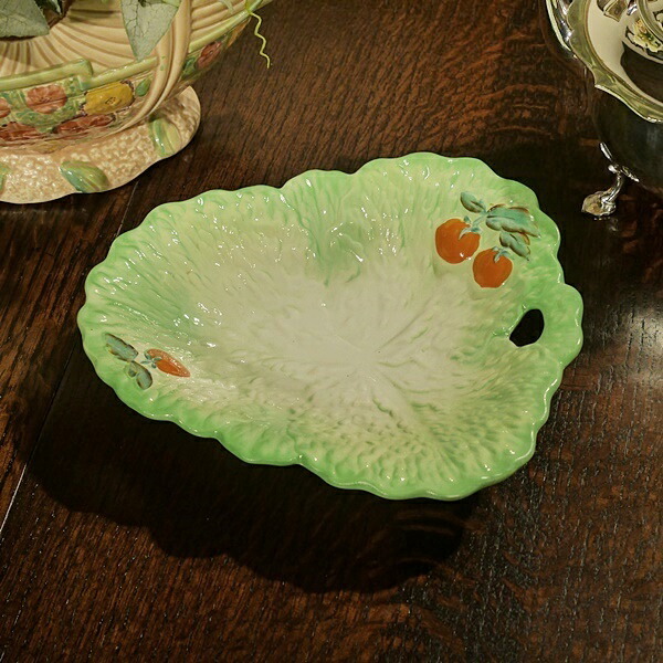 連合王国連合王国アンティーク Beswick サラダ菜どんぶり鉢 サービング ディッシュ 萵苣＆赤茄子 絵皿 S050