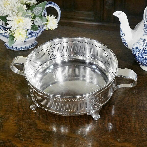 英国イギリスアンティーク William Suckling Ltd. シルバープレート ボウル Silver Plate 銀メッキ Birmingham EPNS S221