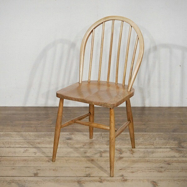 英国アンティーク家具 ERCOL アーコール社 初期ボウバックチェア フープバックチェア アンティーク B663