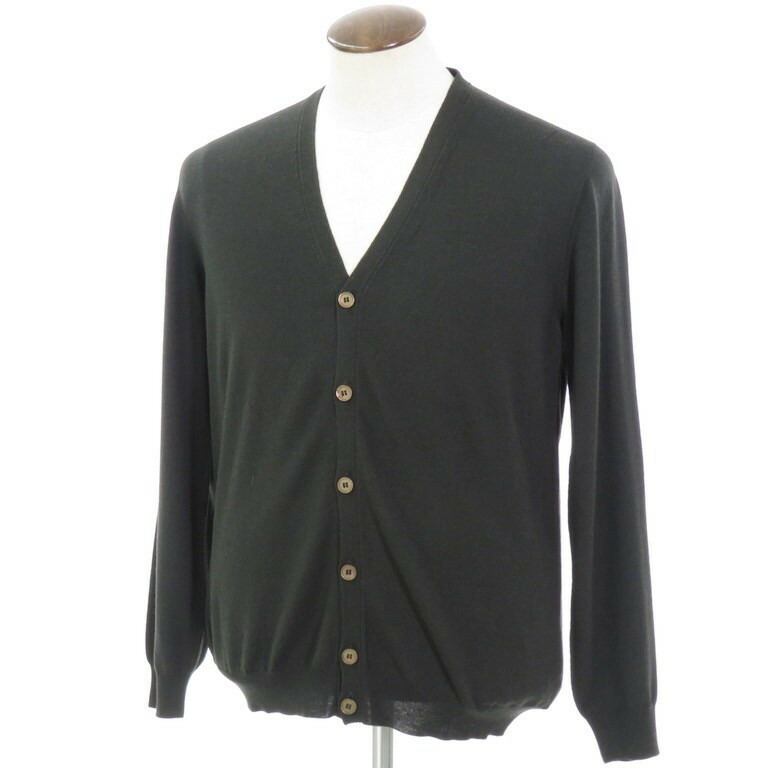 現金特価 新品 ザノーネ Zanone ウールニット カーディガン ダークオリーブ サイズ52 Grn A W 状態ランクn メンズ 2102dpd 激安単価で Www Trailconnections Com