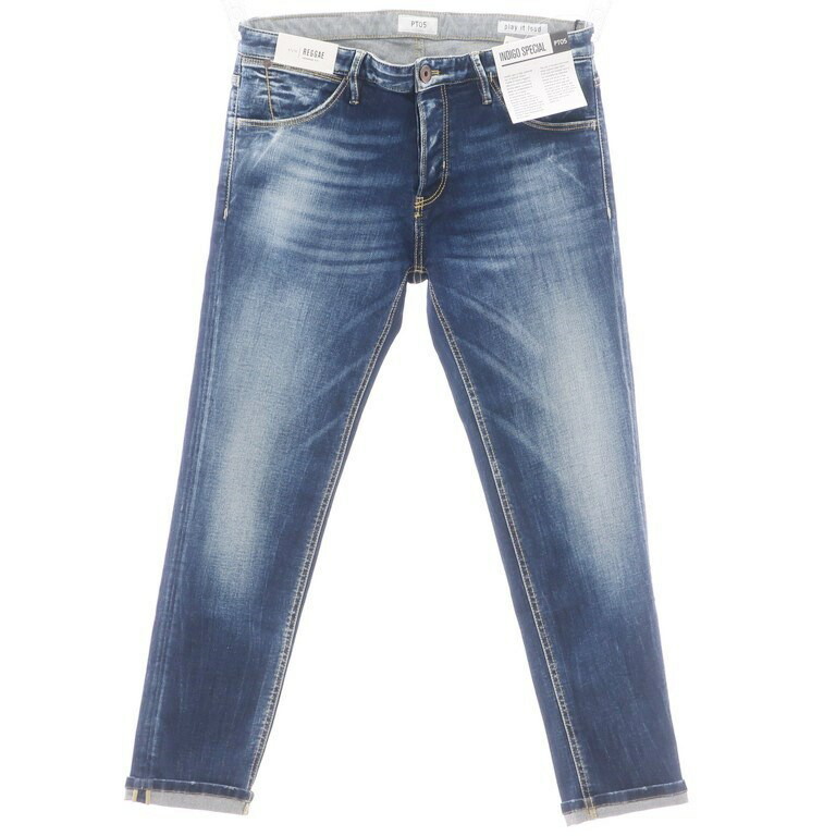 数量は多 ズボン パンツ ダークブルー サイズ32 Blu S S A W 状態ランクn メンズ デニムパンツ ストレッチ Reggae Pt05 新品 ピーティーゼロチンクエ Cibaut Com Ar