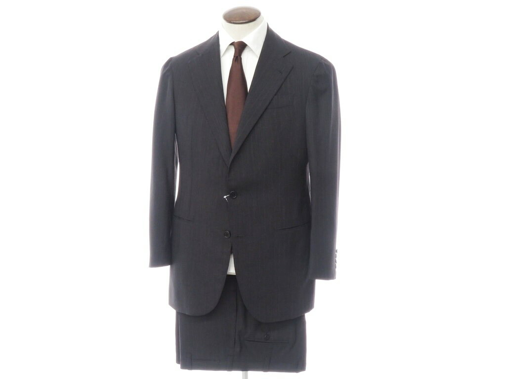 中古 Vera サルトリア スーツ La Napoletana 中古 ウール ストライプ柄 50 3つボタン段返り ウール Vera ストライプ柄 Sartoria スーツ ウール Sartoria La ラベラ ナポレターナ ナポレターナ サルトリア Napoletana ラベラ スーツ 3つボタン段返り