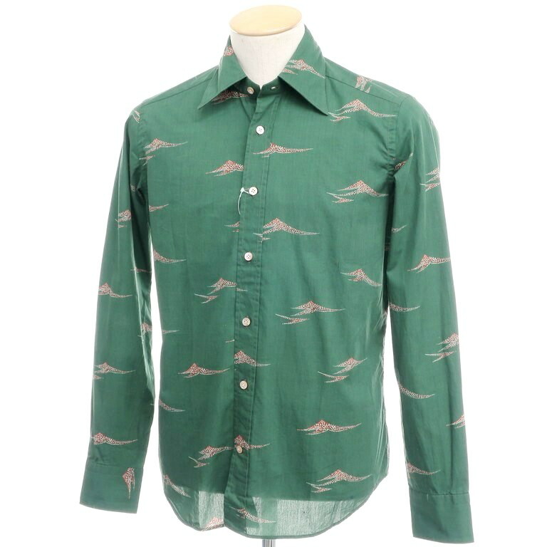 新品 バグッタ Bagutta レトロ 刷る 綿織物 心安いtシャツ 緑 さ丹 アイボリ 号数37 Grn S S A W 様子地位n メンズ 2110bpd Musiciantuts Com