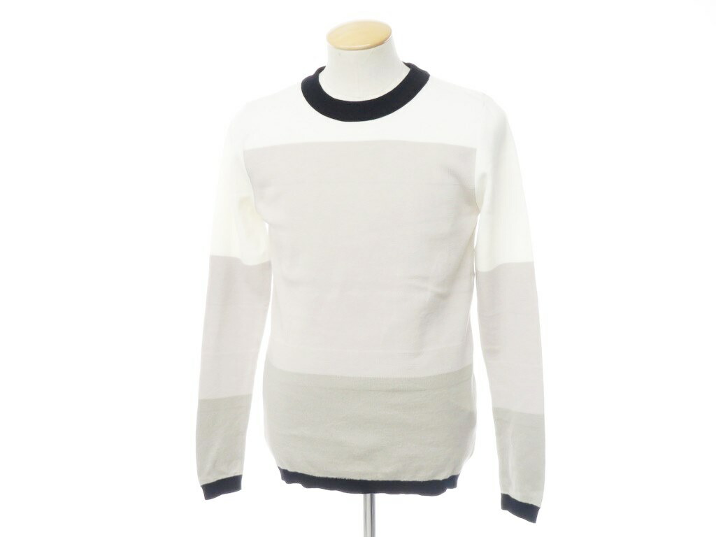 中古 エスエヌエスハーニング S N S Herning 綿織物 ノリノリゲージ 乗員喉頚編物 白人 ベージュ素姓 号数s Bei S S 容子級b メンズ 中古 S N S Herning エスエヌエスハーニング コットン ハイゲージ クルーネックニット S ホワイト ベージュ系 Damienrice Com