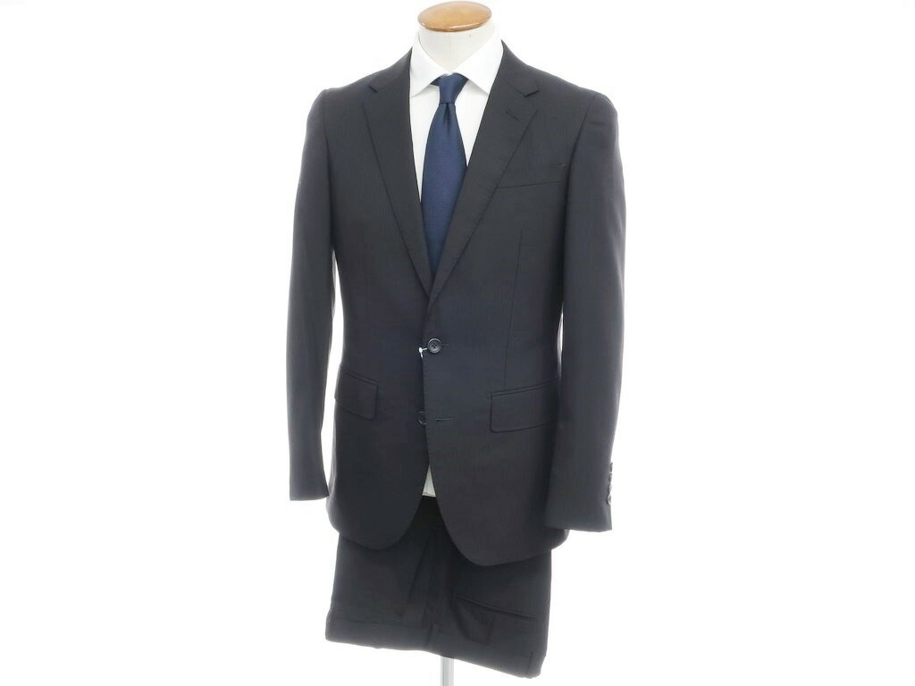 中古 ナノ天地 Nano Universe 毛 ポリエステル 杉綾模様 2つシャクヤク背広 ニグロ 号数48 Blk S S ありさま順位b メンズ 中古 Nano Universe ナノユニバース 2つボタンスーツ 48 ブラック Ficap Fr