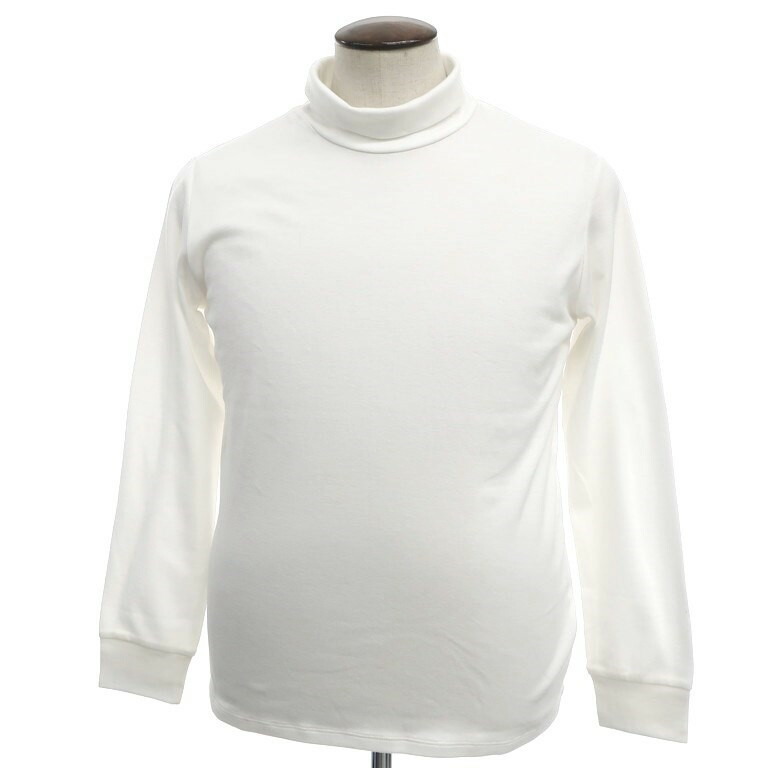 新品 ティモーネ Timone コットン ナイロン系 ジャージー タートルネック カットソー ホワイト サイズl Wht S S A W 状態ランクn メンズ Ipag Org