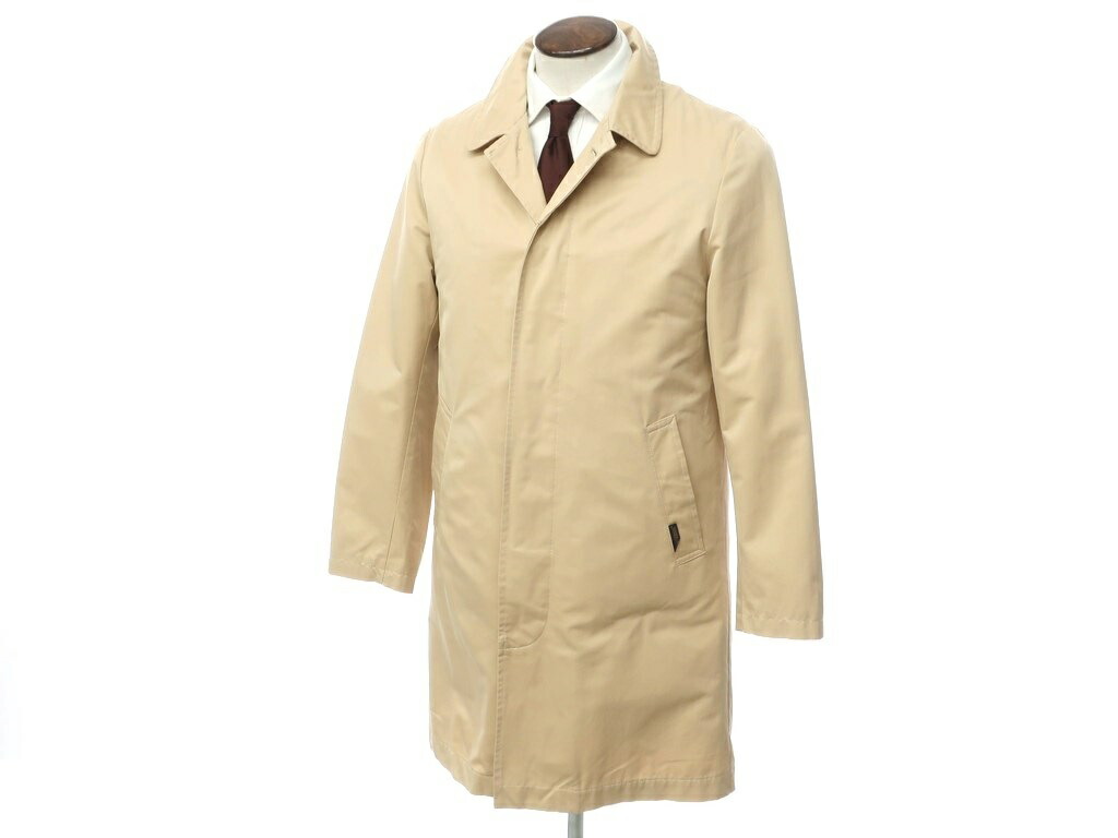 中古 ラベンハム Lavenham コットン ポリエステル 中綿ライナー 比翼 ステンカラーコート ベージュ サイズ40 L Bei A W 状態評価b メンズ 2112apd Almarkhiyagallery Com