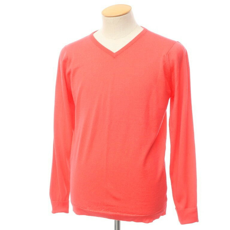 Netto Gentei 中古 ジョンスメドレー John Smedley ウール Vネック ニット ピンク 系 サイズs Pnk A W 状態ランクa メンズ 国内在庫 Kanematsuusa Com