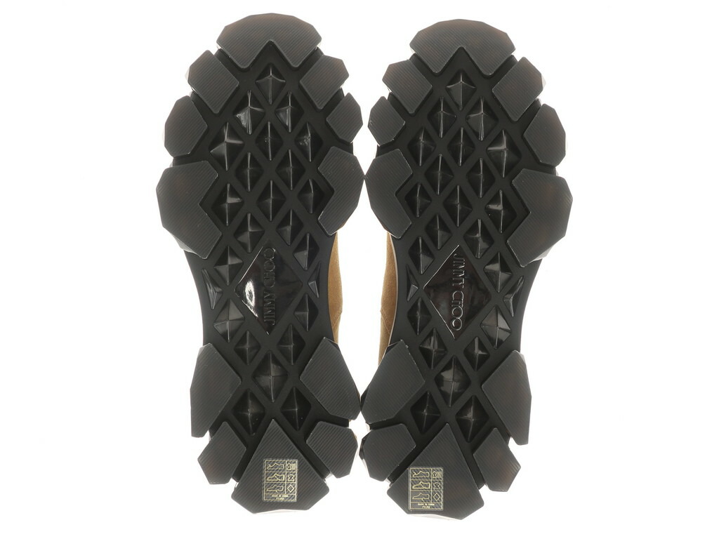 超美品再入荷品質至上 ジミーチュウ Jimmy Choo 21年秋冬 Diamond X Chelsea スエード サイドゴアブーツ ベージュ Fucoa Cl