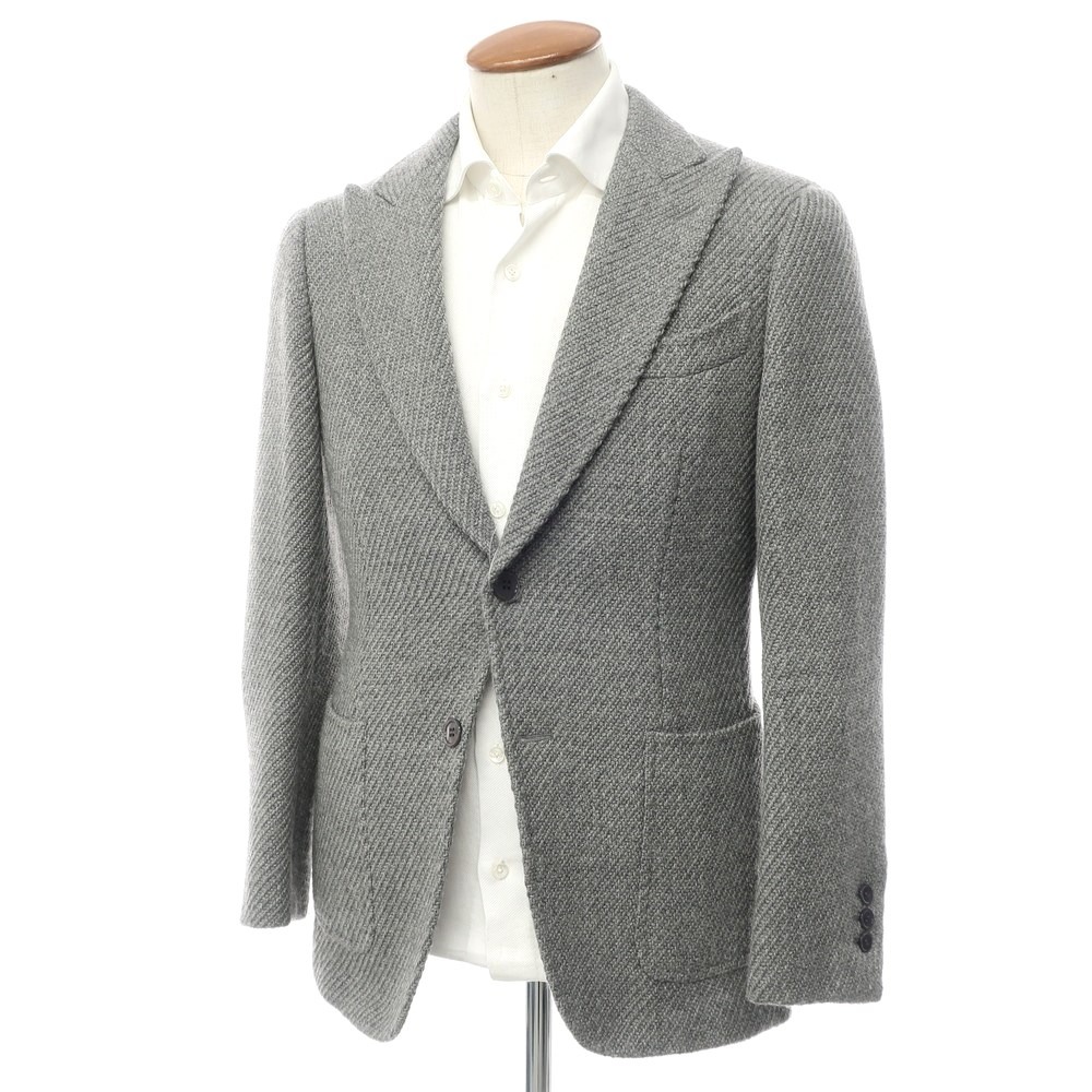 楽天 最新アイテム リングヂャケット リングジャケット RING JACKET ウール 2B カジュアルジャケット グレー paulhuntingford.com paulhuntingford.com