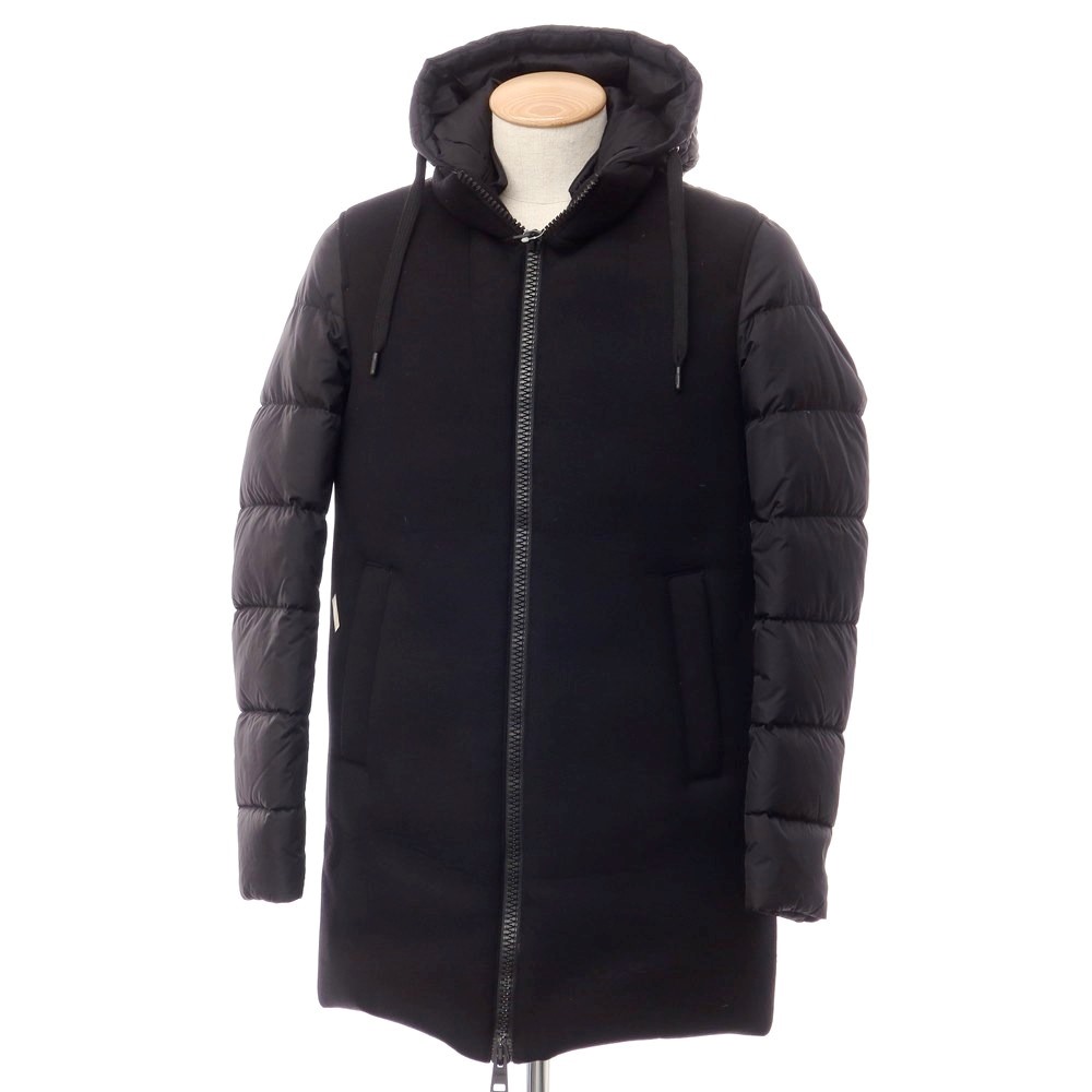 【楽天市場】【中古】ヘルノ Herno 切替 フーデッドダウンコート ブラック【サイズ44】【BLK】【A/W】【状態ランクB】【メンズ ...