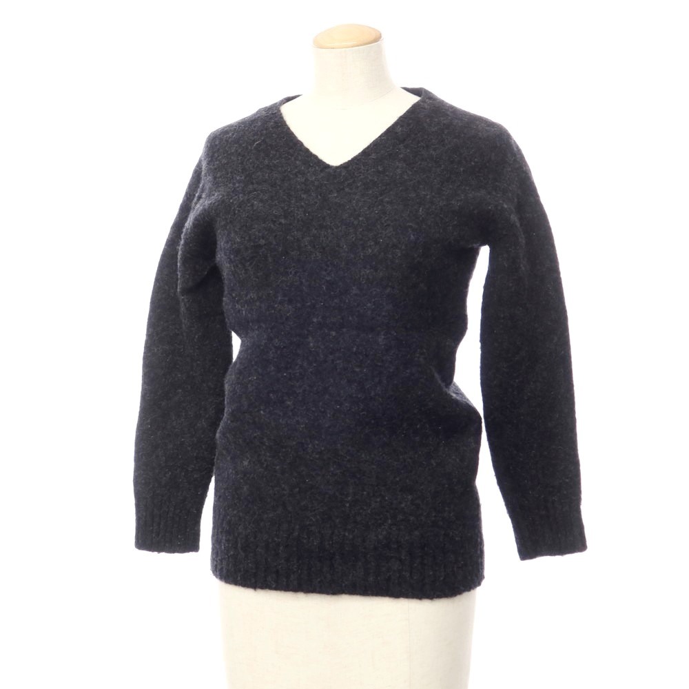 【楽天市場】【中古】フォーサイス ニットウェアー forsyth knitwear ウール Vネックニット チャコールグレー【サイズ36