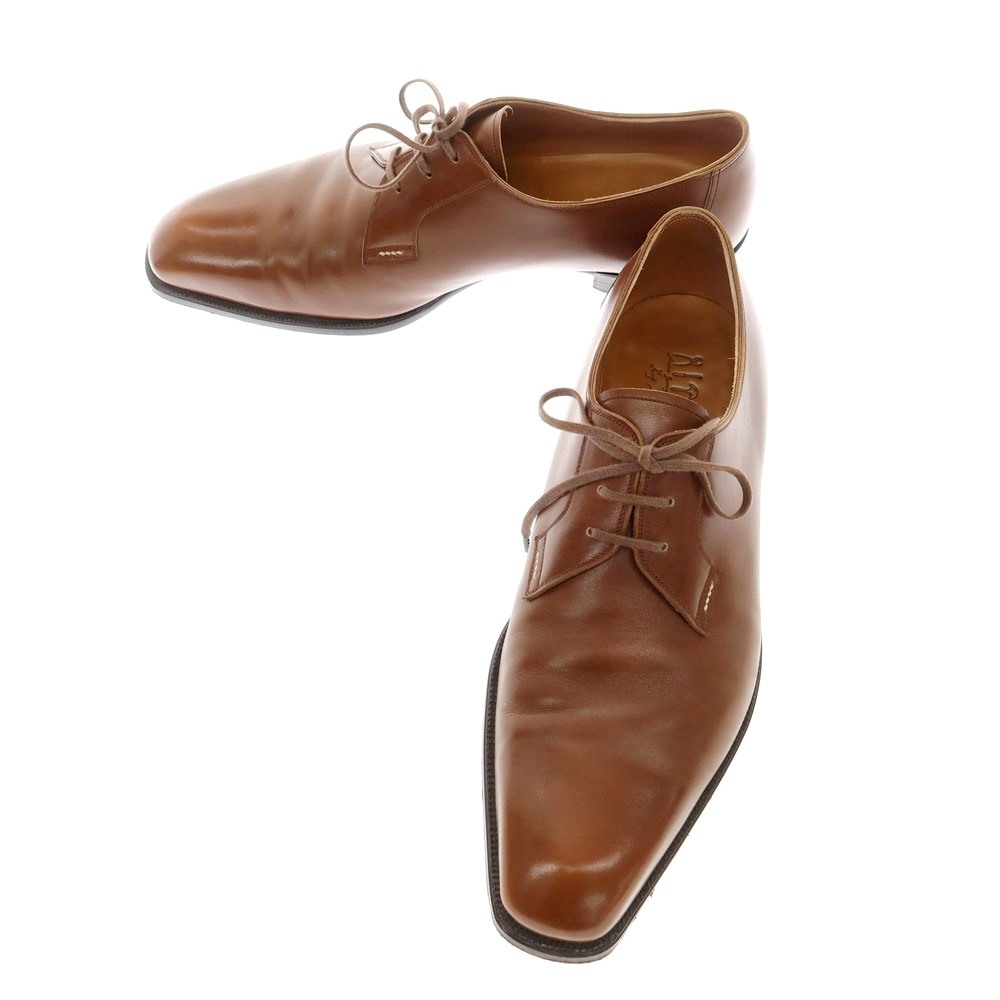 【中古】スピーゴラ SPIGOLA カーフレザー プレーントゥ ドレスシューズ ブラウン【サイズ25.5位】【S/S/A/W】【状態ランクB】【メンズ】 EPD[DPD]