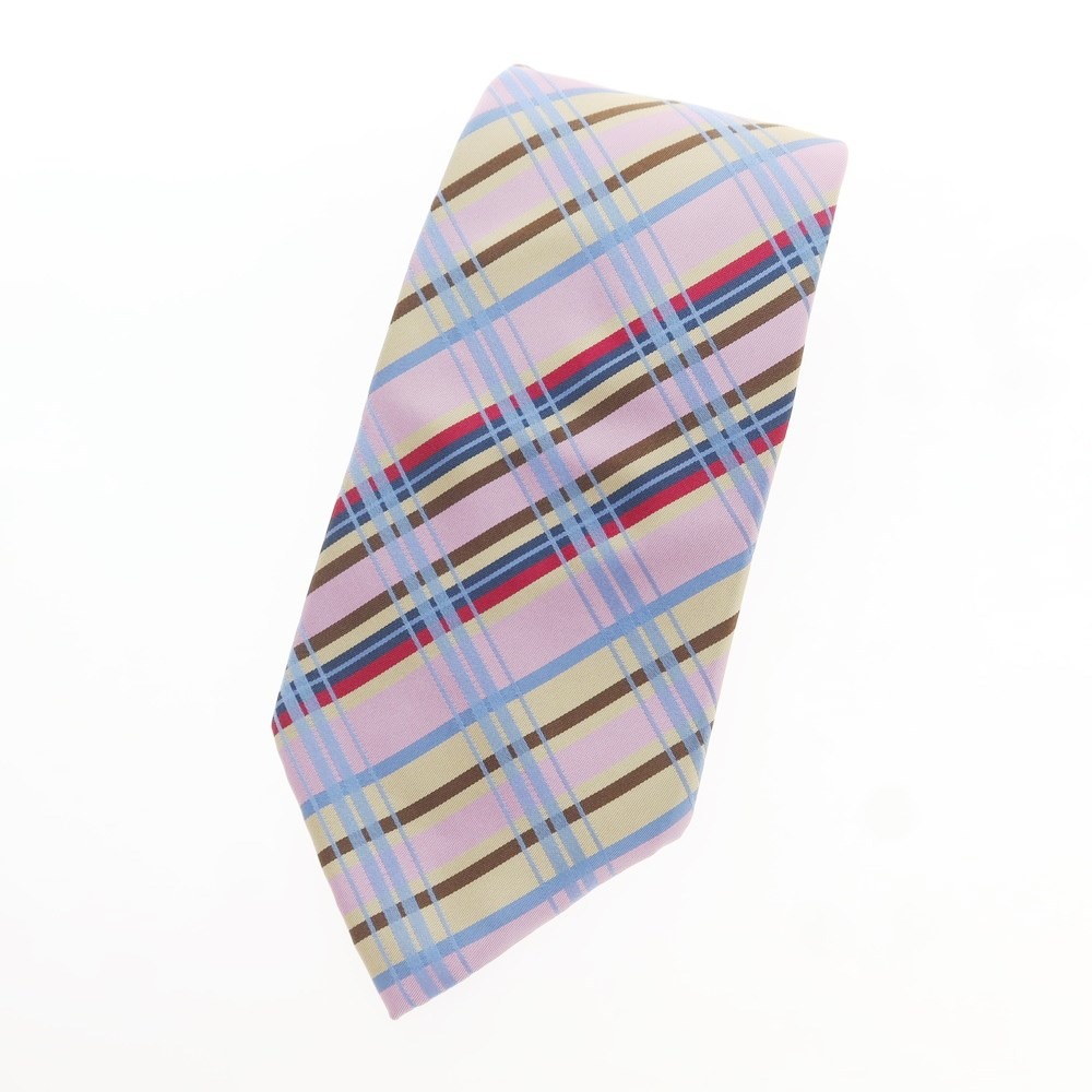 【新品未使用】DORMEUIL ネクタイ 新品 DORMEUIL ドーメル ネクタイ ブルー ドット柄 シルク