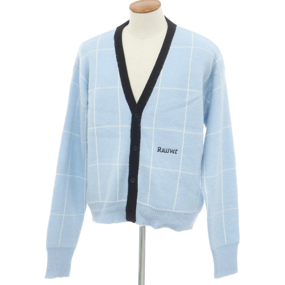 楽天市場】Rafu ラフ カーディガン サイズ:L 23AW タータンチェック