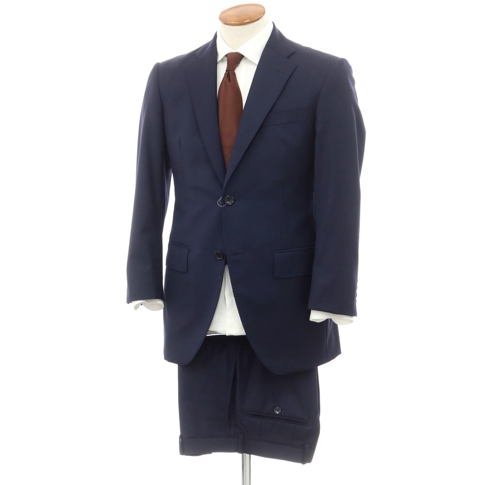 美品 TAILOR&CUTTER 有田一成 スーツ オーダー ストライプ 紫 楽天市場】【中古】テーラー アンド カッター TAILOR&CUTTER