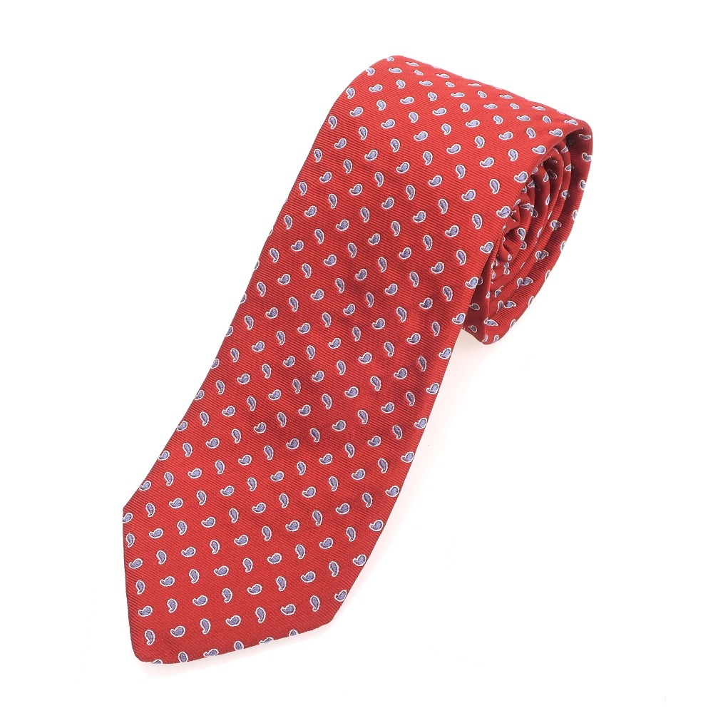 楽天市場】【中古】ドーメル DORMEUIL 3つ折り シルク ネクタイ ブルー