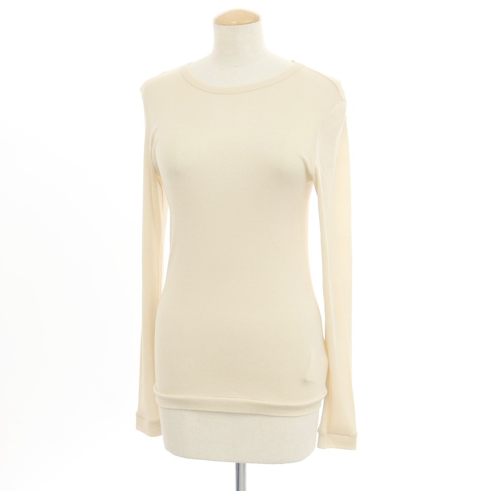 【中古】イッセイミヤケ ISSEY MIYAKE 2024年秋冬 SILK JERSEY Top 長袖 長袖Ｔシャツ ベージュ【サイズ表記なし（L位）】【BEI】【S/S/A/W】【状態ランクA】【レディース】【749880】[DPD]