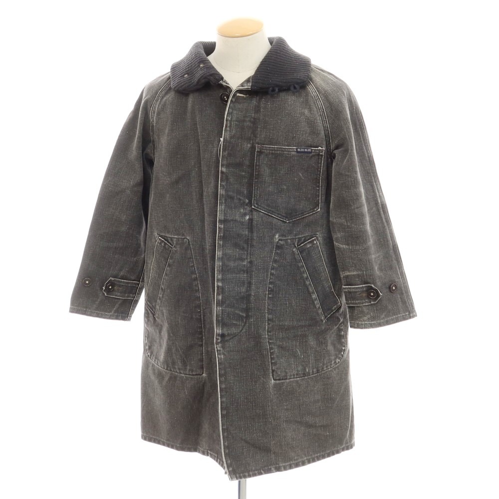 サイズXL BLUEBLUE ブルーブルー 裏地総ボア 圧縮ニット Pコート 黒 楽天市場】2(M)【BLUE BLUE ブルー ブルー 圧縮ニットPコート