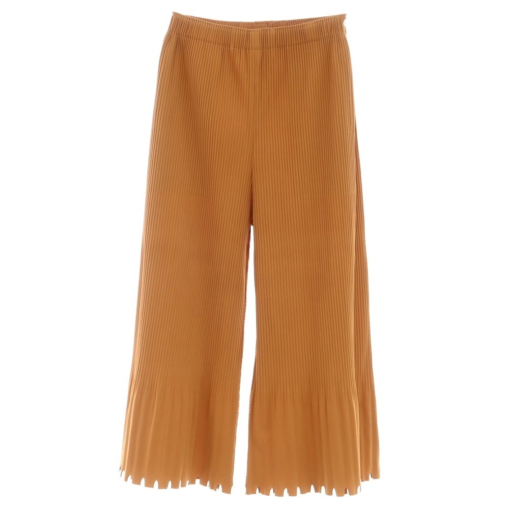 【美品】me ISSEY MIYAKE ミーイッセイミヤケ プリーツ　パンツ イッセイミヤケ ミーISSEY MIYAKE me ポリプリーツパンツ ターコイズ