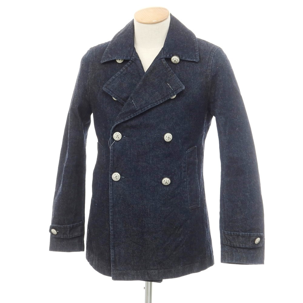 【中古】タリアトーレ TAGLIATORE デニム ピーコート ネイビー【サイズ44】【NVY】【A/W】【状態ランクB】【メンズ】【749780】[EPD]｜リタリオリブロ