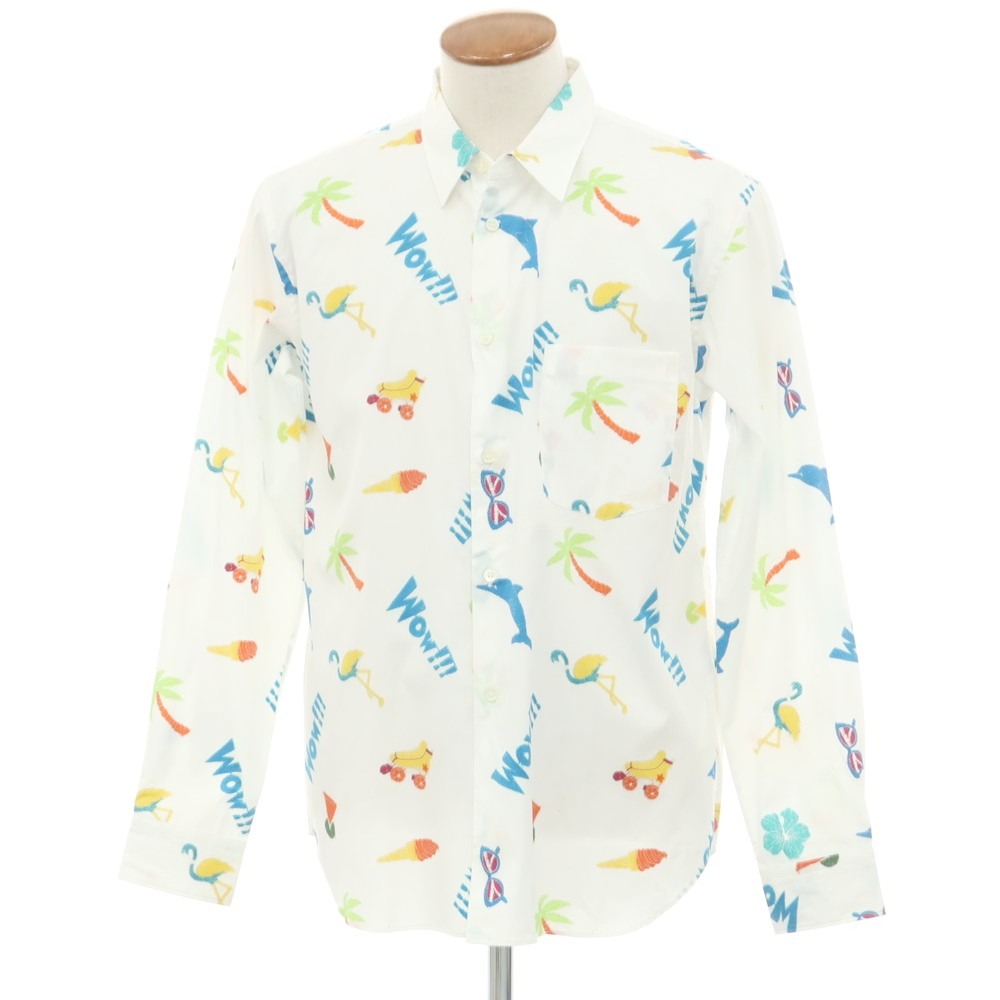 コムデギャルソンオムプリュス 23AW ポリエステル デザインロングシャツ COMME des GARCONS HOMME PLUS(コムデギャルソンオムプリュス