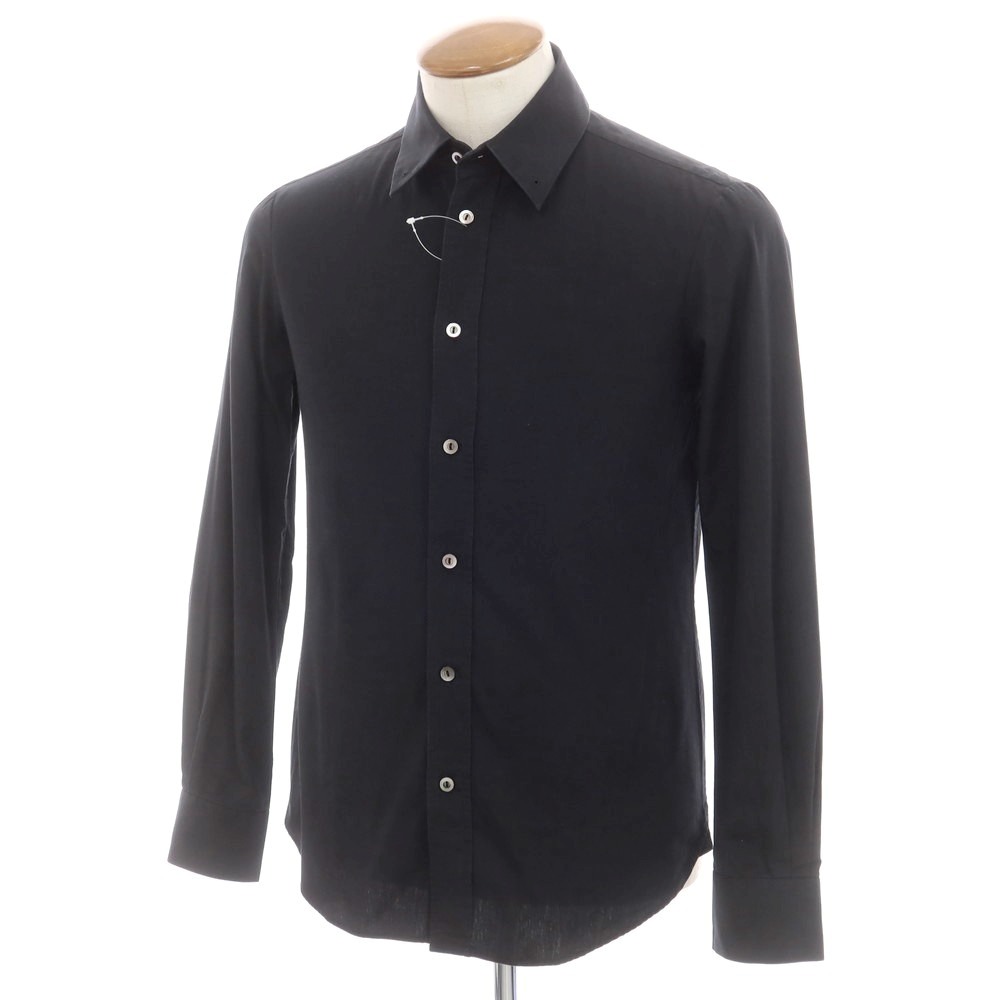 こ*り様 number(n)ine ナンバーナインジョージ期　 ウエスタンシャツ CHAIN STITCH LOGO OPEN COLLAR SHIRT / オープンカラーシャツ