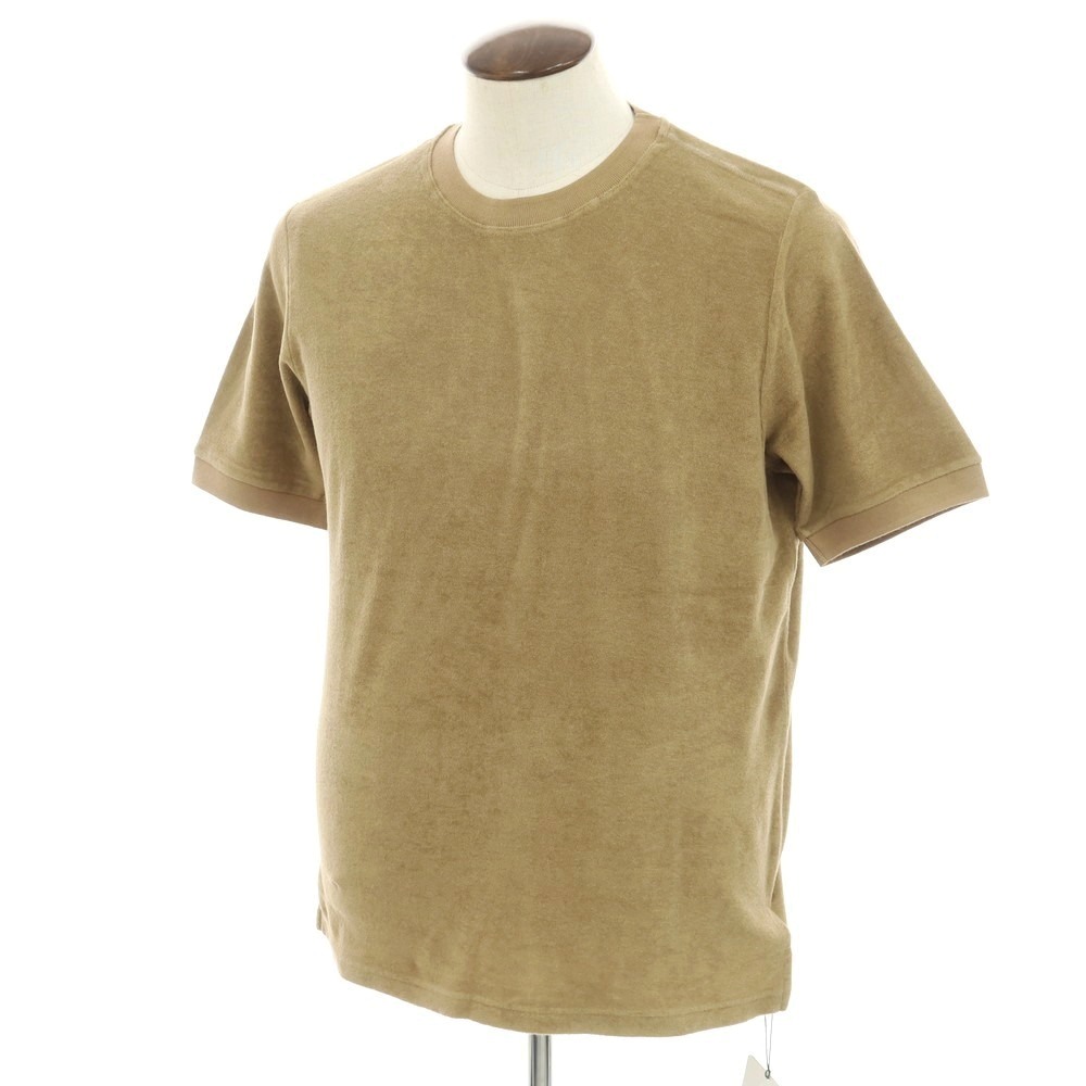 【新品】ザノーネ ZANONE コットン パイル クルーネック 半袖Ｔシャツ オーカー【サイズ50】【BRW】【S/S】【状態ランクN】【メンズ】【749578】[DPD]