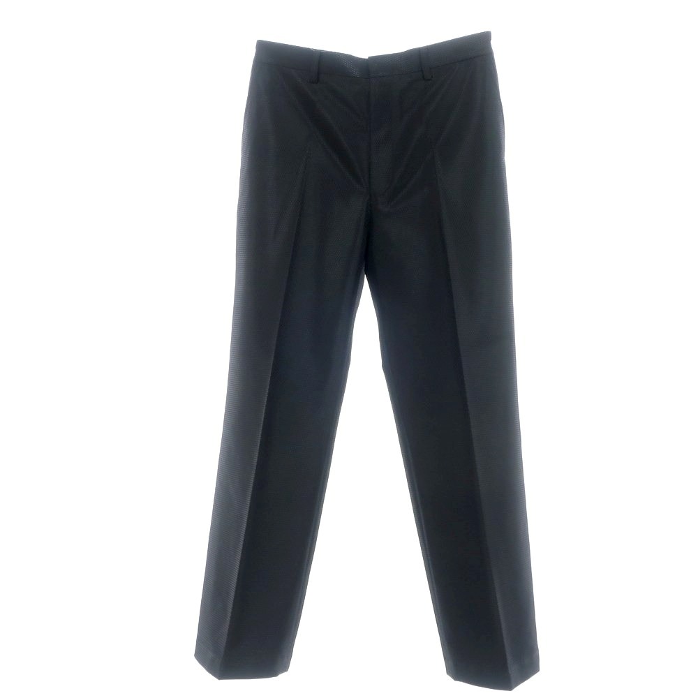 【中古】ジュンヤワタナベ JUNYA WATANABE 2024年春夏 ポリエステル メッシュ カジュアルスラックスパンツ 黒いこと【大きさL】【BLK】【S/S】【物質の状態序列付けるA】【レディース】【749572】