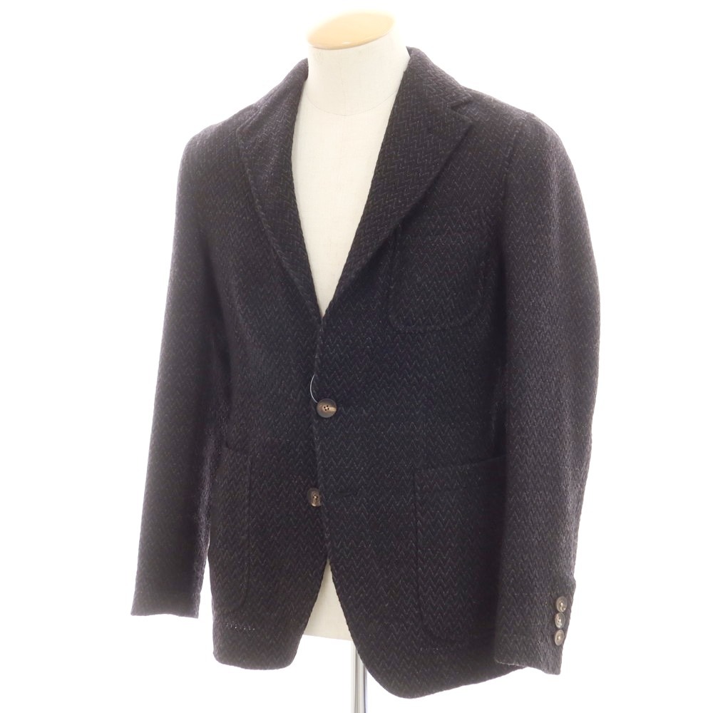 【中古】ザ ジジ THE GIGI 羊毛 2B 心地好い上衣 黒いことx薄墨色【大きさ44】【BLK】【A/W】【物質の状態序列付けるB】【メンズ】【749490】[EPD]