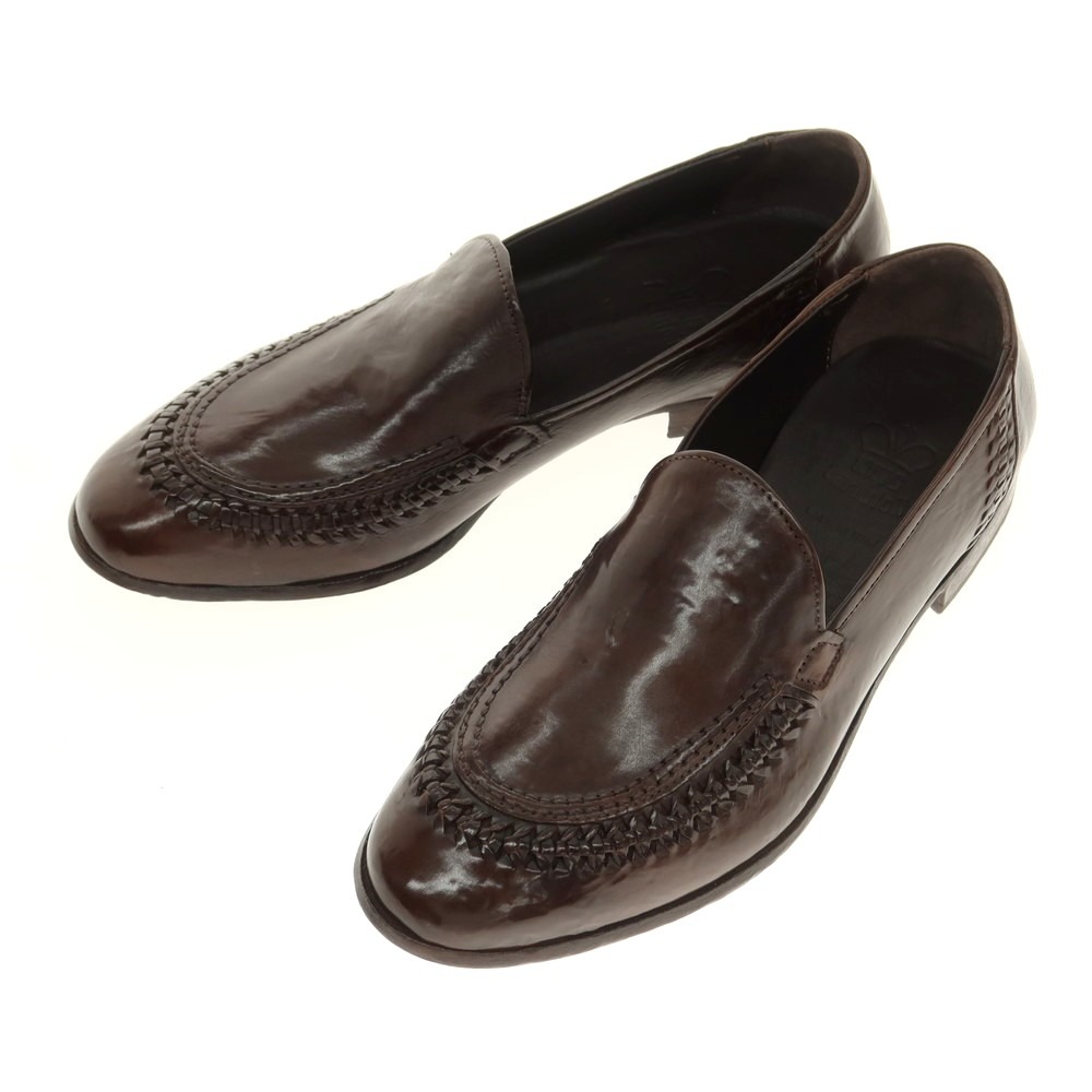 【新品】キング タルトフォリー King Tartufoli イントレチャート ローファー ダークブラウン【サイズ40】【BRW】【S/S/A/W】【状態ランクN】【メンズ】【749489】[DPD]