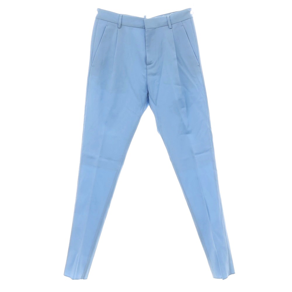 【SALE10%OFF/返品不可】【新品アウトレット】ディースクエアード DSQUARED2 ウール カジュアルスラックスパンツ ライトブルー【サイズ42】【BLU】【S/S/A/W】【状態ランクN-】【メンズ】【749488】[EPD]｜リタリオリブロ