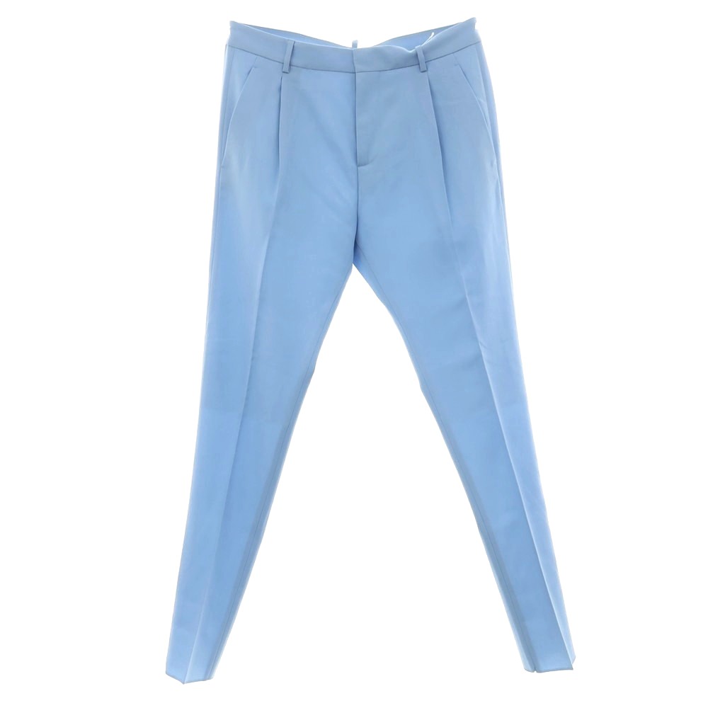 【新品アウトレット】ディースクエアード DSQUARED2 ウール カジュアルスラックスパンツ ライトブルー【サイズ48】【BLU】【S/S/A/W】【状態ランクN-】【メンズ】【749487】[DPD]