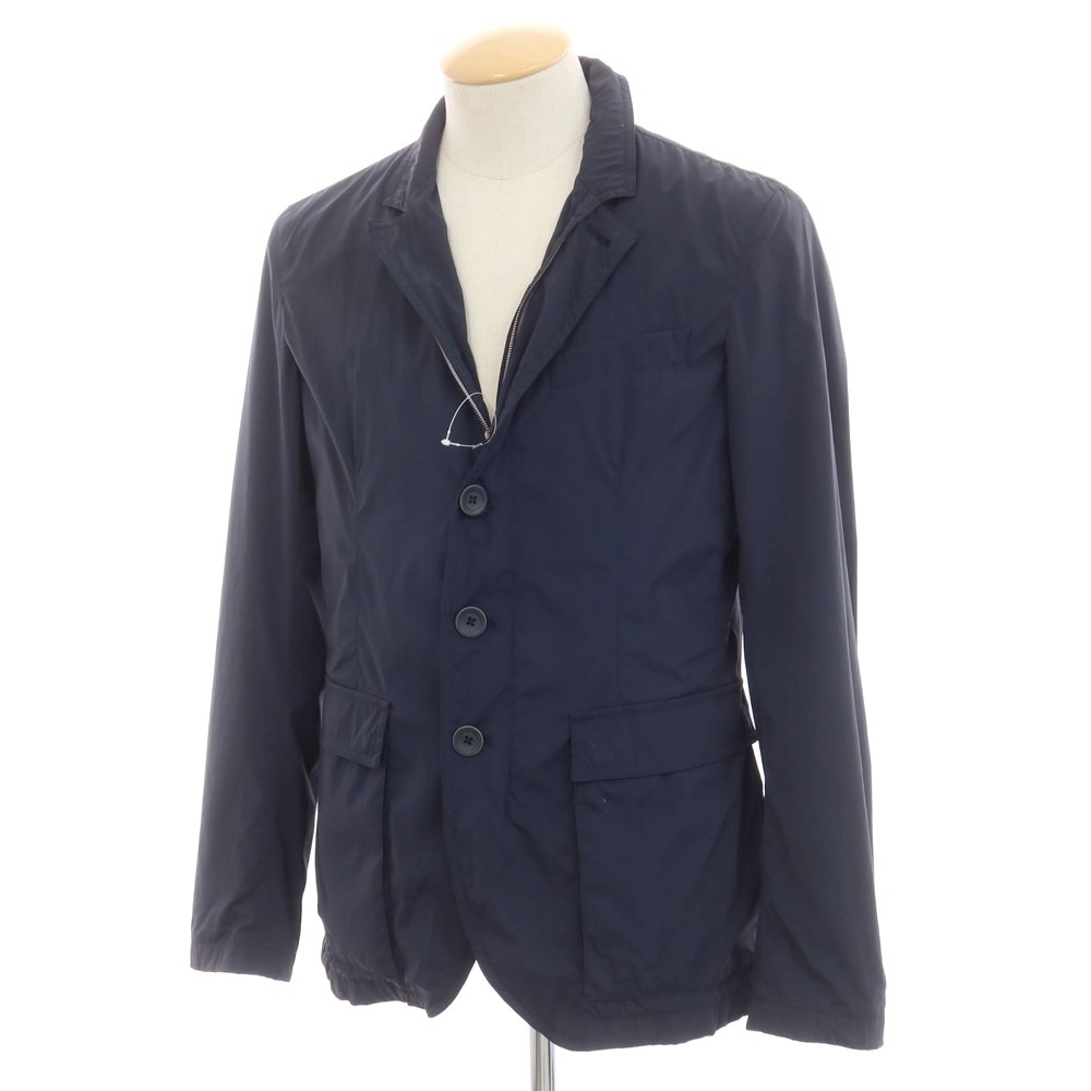 【楽天市場】【中古】ヘルノ Herno ストレッチナイロン カジュアルジャケット ネイビー【サイズ44】【NVY】【S/S】【状態ランクC ...