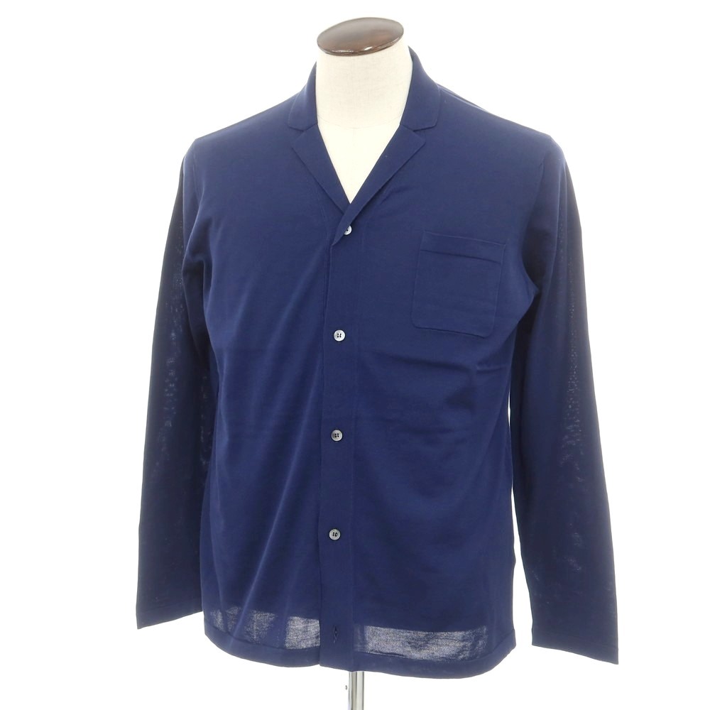 【新品】ドルモア DRUMOHR ハイゲージコットンニット カーディガン ネイビーブルー【サイズ52】【NVY】【S/S】【状態ランクN】【メンズ】【749484】[CPD] 13,961円
