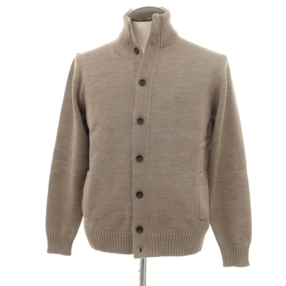 レア品 ZANONE ニット ガウンカーディガン 48 ブラウン レア品 ZANONE ニット ガウンカーディガン 48 ブラウン