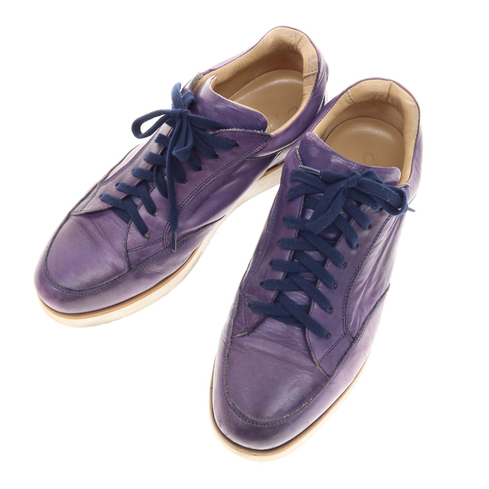 【中古】ステファノブランキーニ Stefano Branchini レザー スニーカー パープル【サイズ41】【PUP】【S/S/A/W】【状態ランクB】【メンズ】【749379】[CPD] 7,420円