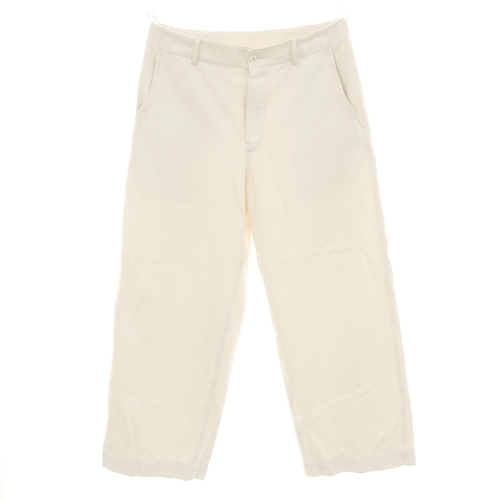 【中古】ピリオドフィーチャーズ PERIOD FEATURES コットン カジュアルスラックスパンツ アイボリー【サイズ2】【WHT】【S/S】【状態ランクC】【メンズ】【749376】[CPD]