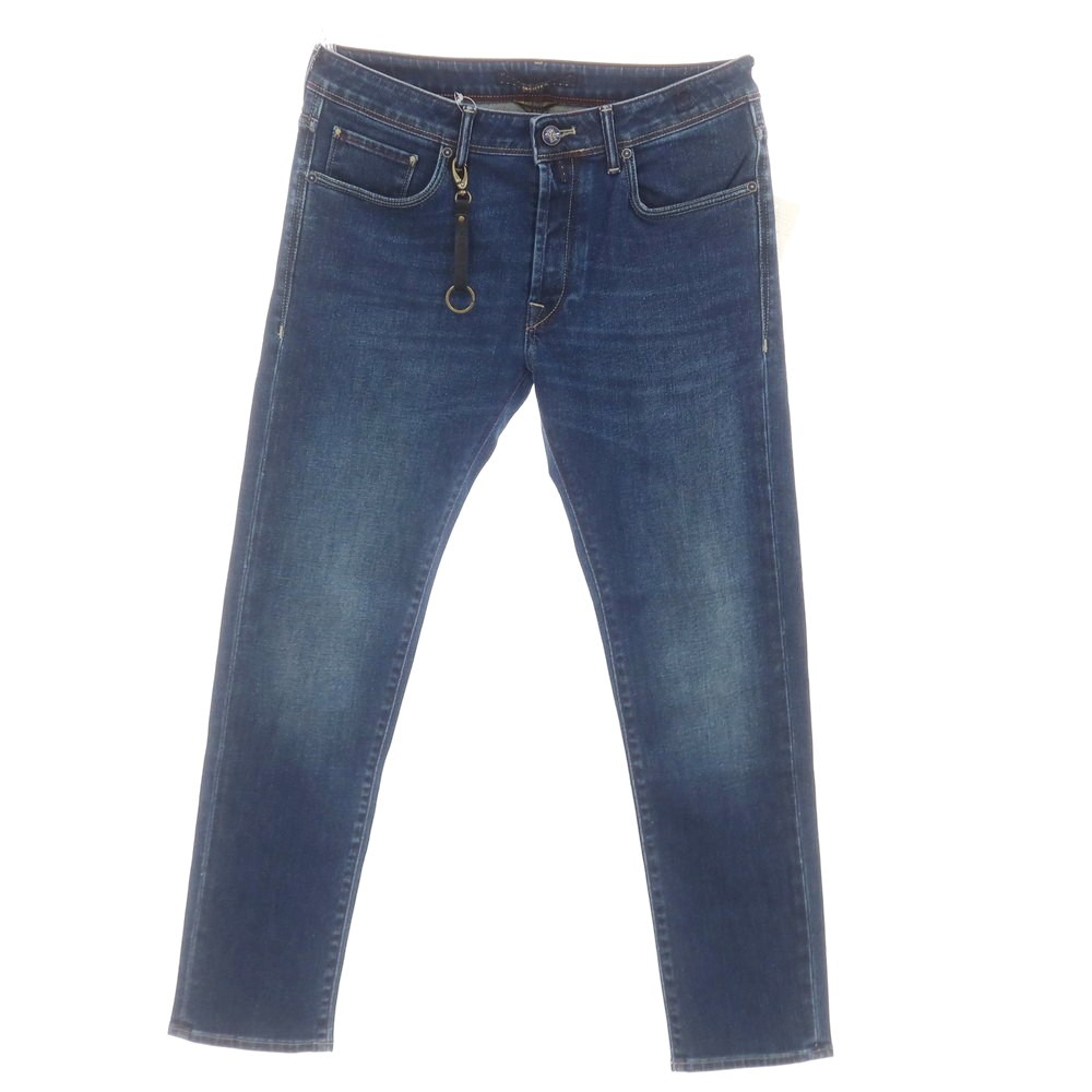 【新品アウトレット】インコテックス ブルーディヴィジョン INCOTEX BLUE DIVISION Slim デニムパンツ ジーンズ ネイビー【サイズ33】【NVY】【S/S/A/W】【状態ランクN-】【メンズ】【749370】[BPD]