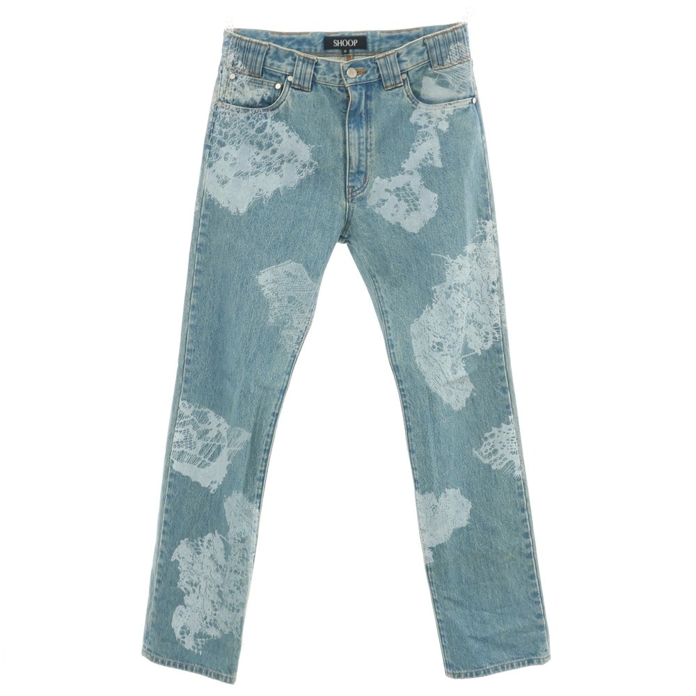 【中古】シュープ SHOOP コットン ジーンズ デニムパンツ ライトブルー【サイズM】【BLU】【S/S/A/W】【状態ランクB】【メンズ】【749297】[CPD]