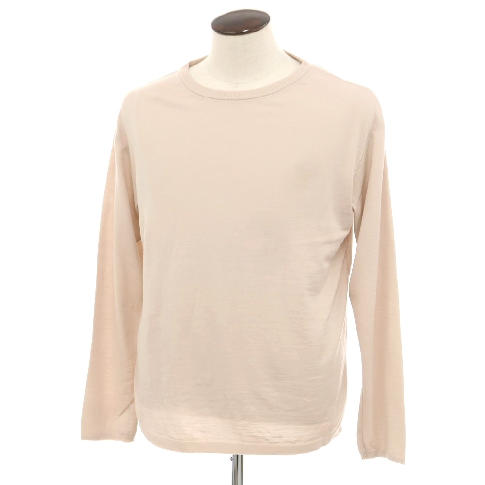【新品】ヴィルーム V::loom ウール クルーネック プルオーバーニット ダルピンク【サイズL】【PNK】【S/S】【状態ランクN】【メンズ】【749294】[APD]